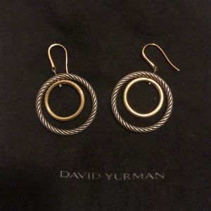 David Yurman circle earrings